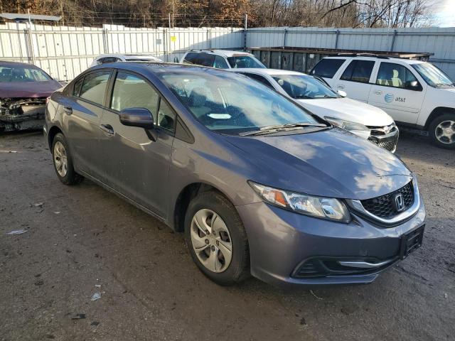 19XFB2F55FE102266 - 2015 HONDA CIVIC LX GRAY photo 4