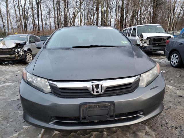 2HGFB2F56CH309928 - 2012 HONDA CIVIC LX GRAY photo 5