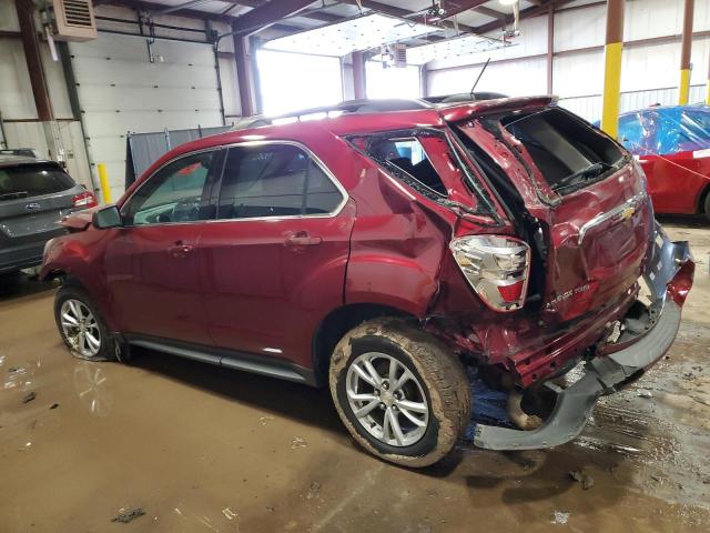 2GNFLFEK1H6113450 - 2017 CHEVROLET EQUINOX LT BURGUNDY photo 2