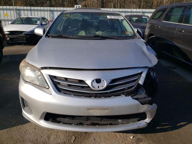 2T1BU4EE3DC985754 - 2013 TOYOTA COROLLA BASE SILVER photo 5