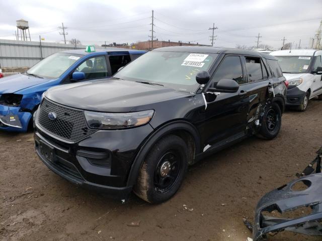 1FM5K8AW4NNA02194 - 2022 FORD EXPLORER POLICE INTERCEPTOR BLACK photo 1