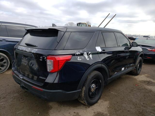 1FM5K8AW4NNA02194 - 2022 FORD EXPLORER POLICE INTERCEPTOR BLACK photo 3