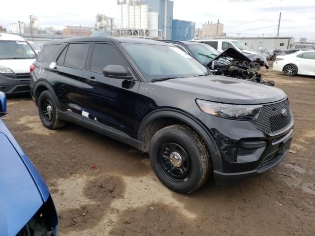 1FM5K8AW4NNA02194 - 2022 FORD EXPLORER POLICE INTERCEPTOR BLACK photo 4