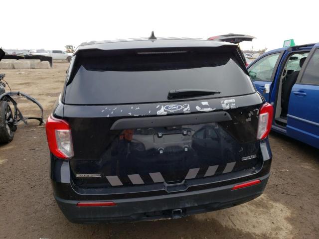 1FM5K8AW4NNA02194 - 2022 FORD EXPLORER POLICE INTERCEPTOR BLACK photo 6