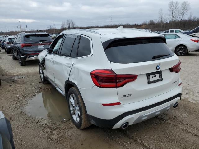 5UXTY5C04M9E77158 - 2021 BMW X3 XDRIVE30I Ağ foto 2