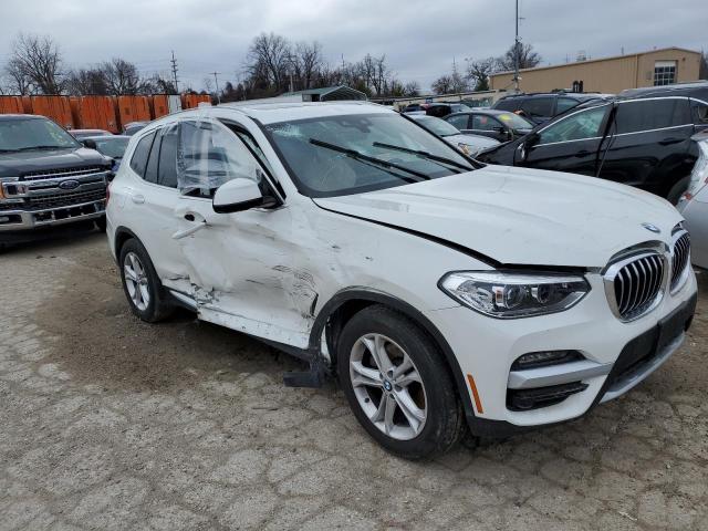 5UXTY5C04M9E77158 - 2021 BMW X3 XDRIVE30I WHITE photo 4