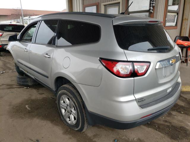 1GNKVFED4FJ252773 - 2015 CHEVROLET TRAVERSE LS SILVER photo 2