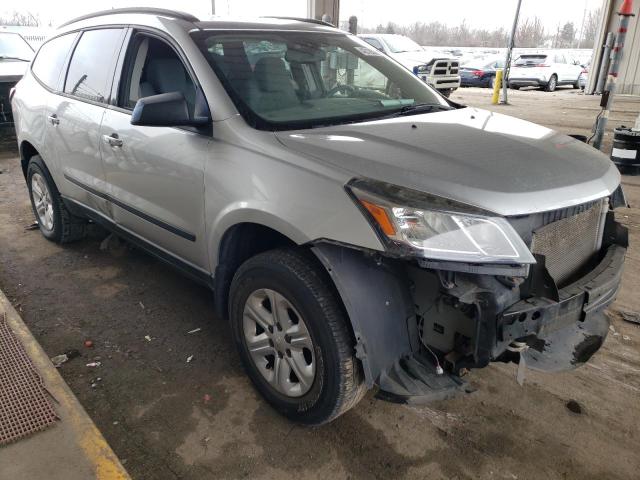 1GNKVFED4FJ252773 - 2015 CHEVROLET TRAVERSE LS SILVER photo 4