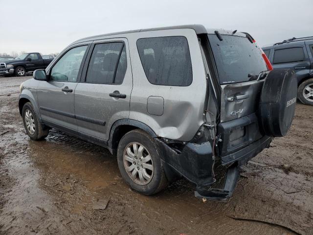 JHLRD78876C034235 - 2006 HONDA CR-V EX GRAY photo 2