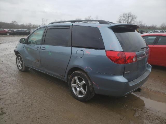 5TDBA22C76S059772 - 2006 TOYOTA SIENNA XLE BLUE photo 2