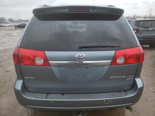 5TDBA22C76S059772 - 2006 TOYOTA SIENNA XLE BLUE photo 6