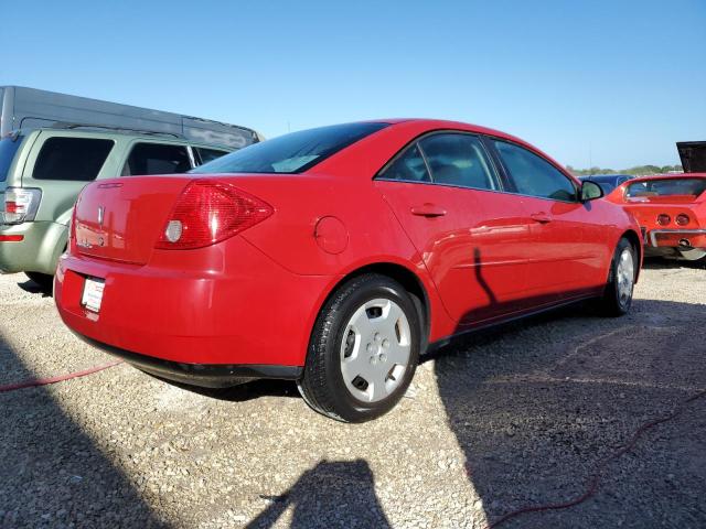 1G2ZF58B874142452 - 2007 PONTIAC G6 VALUE LEADER RED photo 3