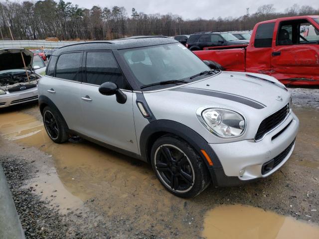 WMWZC5C58BWM10884 - 2011 MINI COOPER S COUNTRYMAN SILVER photo 4