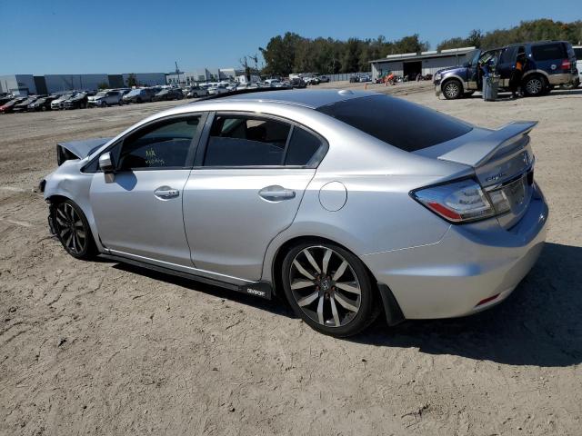 19XFB2F98FE080430 - 2015 HONDA CIVIC EXL SILVER photo 2