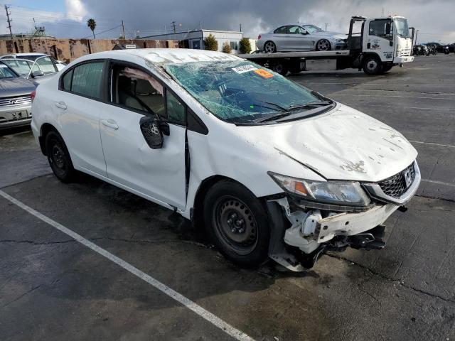 19XFB2F59EE255263 - 2014 HONDA CIVIC LX WHITE photo 4