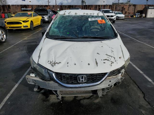 19XFB2F59EE255263 - 2014 HONDA CIVIC LX WHITE photo 5