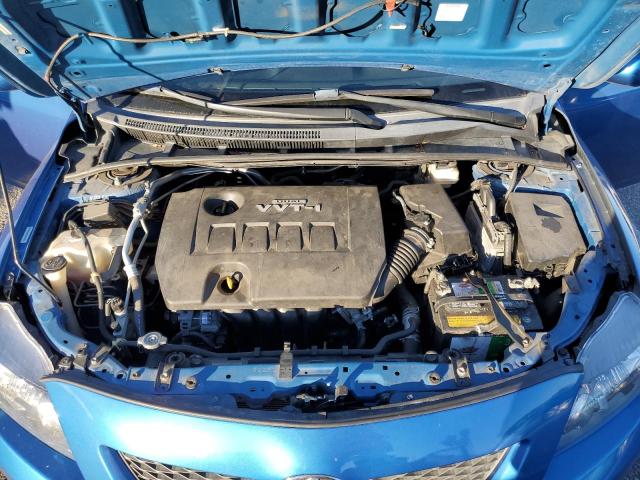 1NXBU40E69Z089865 - 2009 TOYOTA COROLLA BASE BLUE photo 11