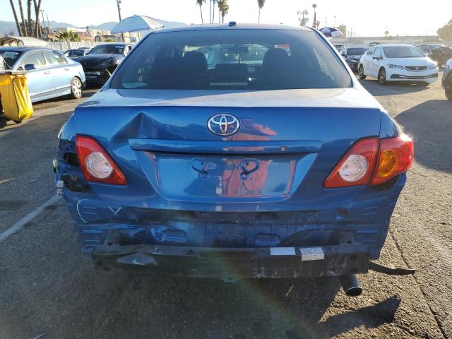 1NXBU40E69Z089865 - 2009 TOYOTA COROLLA BASE BLUE photo 6