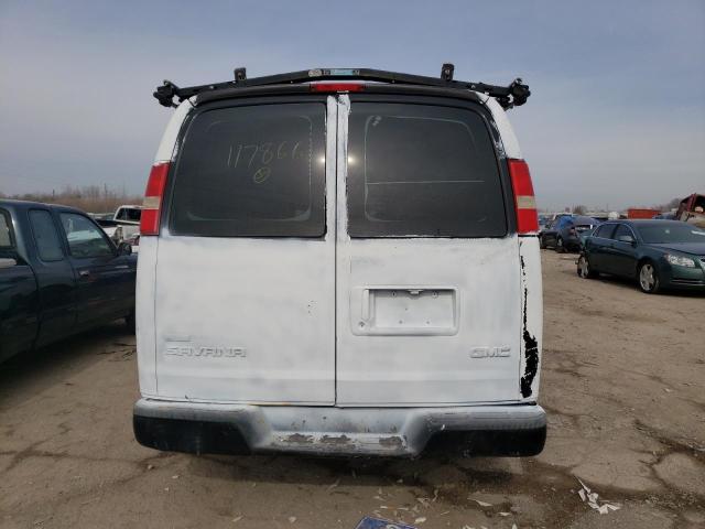 1GTUGAD44A1117866 - 2010 GMC SAVANA G1500 WHITE photo 6