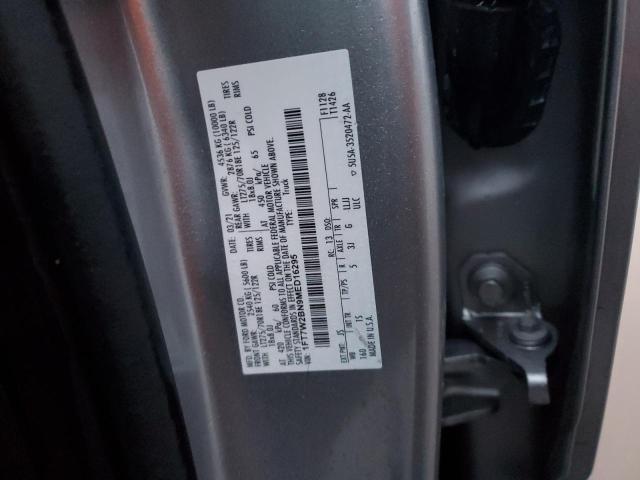 1FT7W2BN9MED16295 - 2021 FORD F250 SUPER DUTY SILVER photo 12