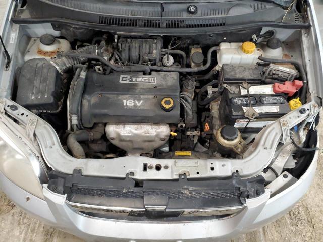 KL1TD56618B008853 - 2008 CHEVROLET AVEO BASE SILVER photo 11