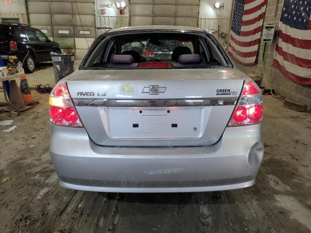 KL1TD56618B008853 - 2008 CHEVROLET AVEO BASE SILVER photo 6