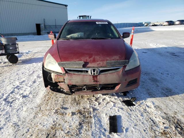 1HGCM56757A810605 - 2007 HONDA ACCORD EX RED photo 5