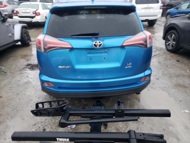 JTMBFREVXJJ727688 - 2018 TOYOTA RAV4 LE BLUE photo 6