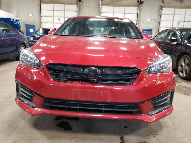 4S3GKAL62L3600794 - 2020 SUBARU IMPREZA SPORT RED photo 5