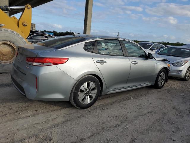 KNAGT4LC1H5004539 - 2017 KIA OPTIMA HYBRID SILVER photo 3