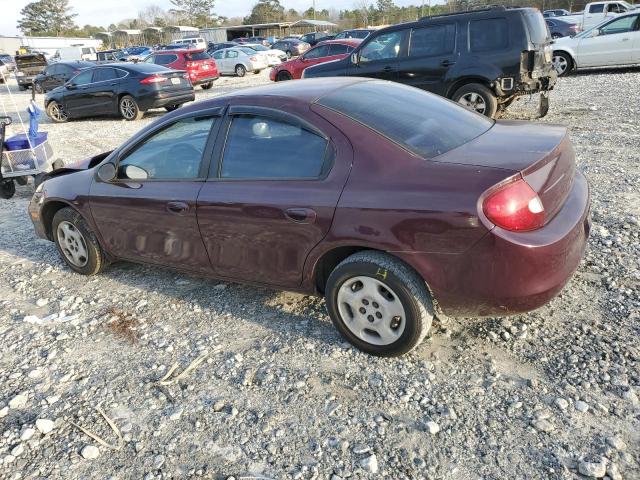 1B3ES46C4YD877508 - 2000 DODGE NEON BASE BURGUNDY photo 2