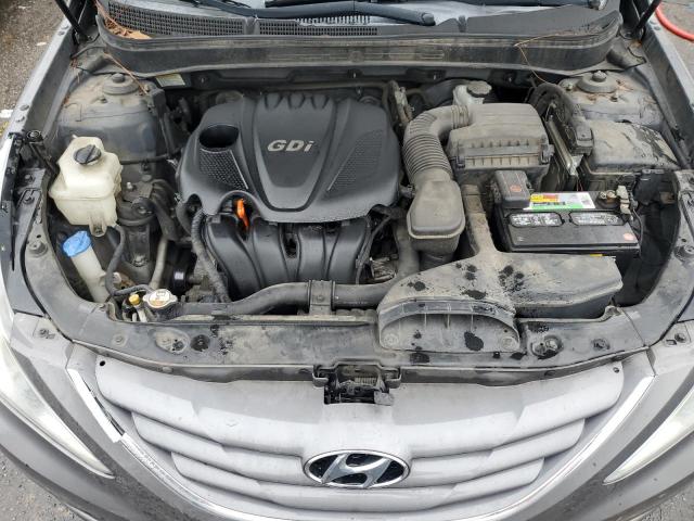 5NPEB4AC6DH749006 - 2013 HYUNDAI SONATA GLS GRAY photo 11