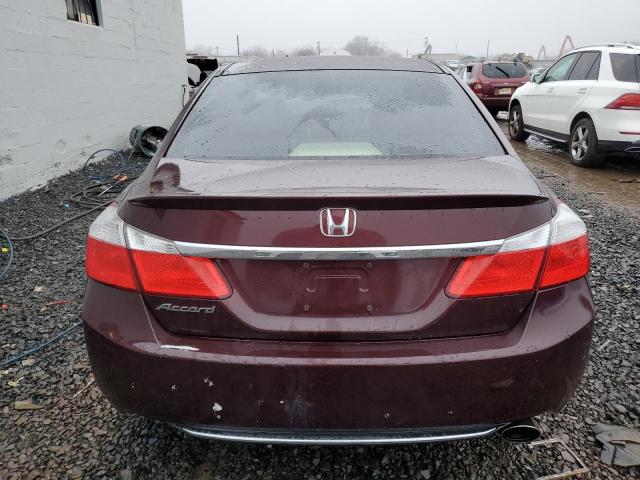 1HGCR2F37EA292264 - 2014 HONDA ACCORD LX MAROON photo 6