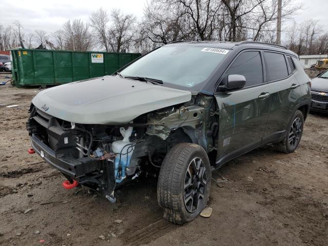 3C4NJDDB5MT566167 - 2021 JEEP COMPASS TRAILHAWK GREEN photo 1