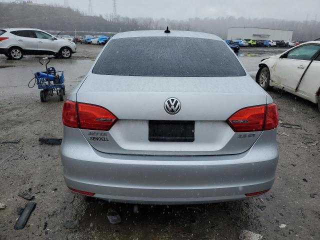 3VWDZ7AJ3BM346970 - 2011 VOLKSWAGEN JETTA SE SILVER photo 6