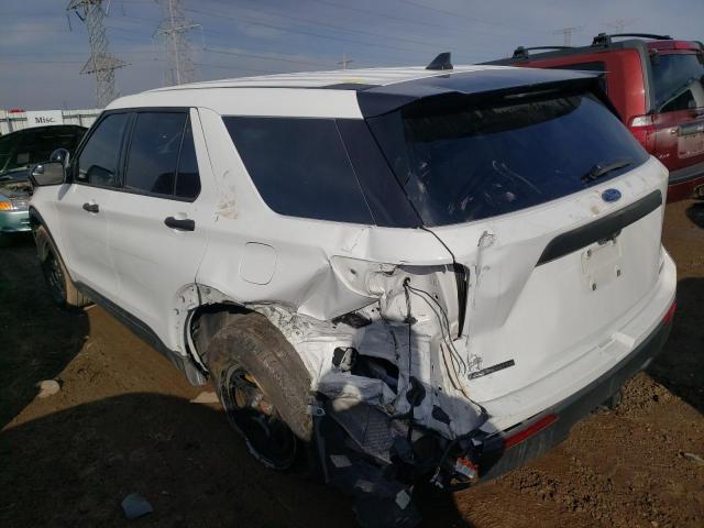 1FM5K8AB9MGA07665 - 2021 FORD EXPLORER POLICE INTERCEPTOR 白色 照片 2