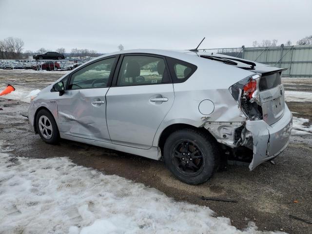 JTDKN3DU7C5452706 - 2012 TOYOTA PRIUS SILVER photo 2