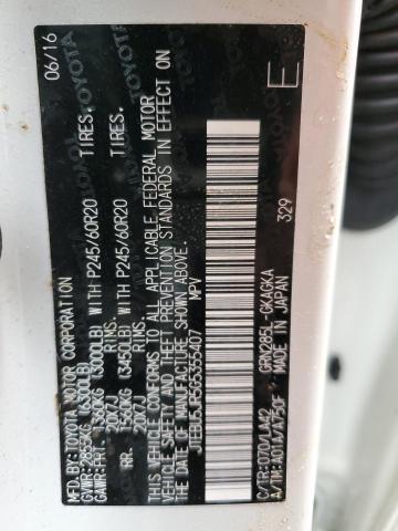 JTEBU5JR5G5355407 - 2016 TOYOTA 4RUNNER SR5/SR5 PREMIUM 白色 照片 13