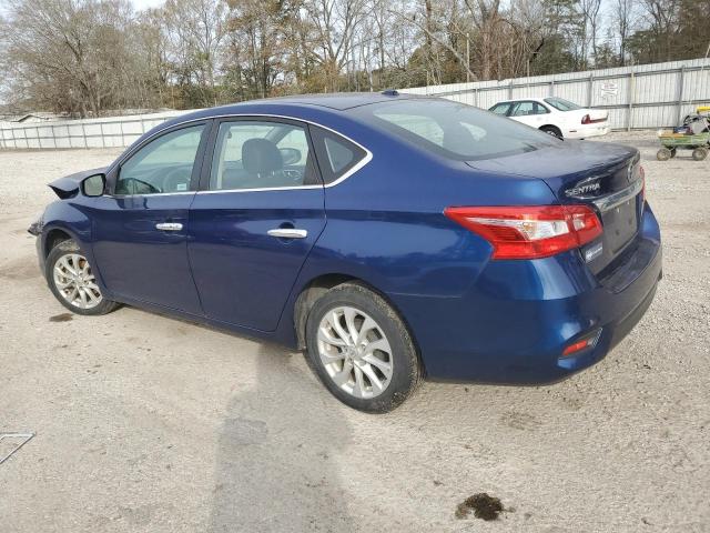 3N1AB7AP6JY220708 - 2018 NISSAN SENTRA S BLUE photo 2