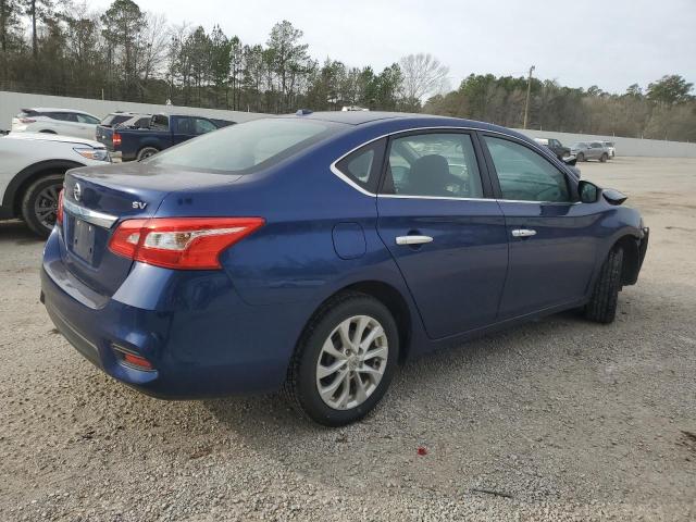 3N1AB7AP6JY220708 - 2018 NISSAN SENTRA S BLUE photo 3