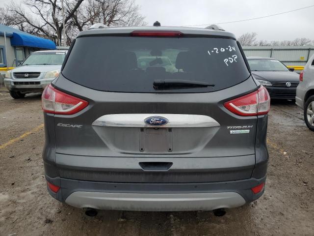 1FMCU0J91FUA46593 - 2015 FORD ESCAPE TITANIUM GRAY photo 6