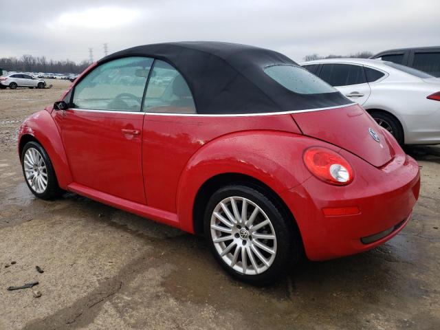 3VWRF31YX7M400485 - 2007 VOLKSWAGEN NEW BEETLE CONVERTIBLE OPTION PACKAGE 1 RED photo 2