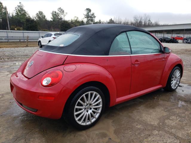 3VWRF31YX7M400485 - 2007 VOLKSWAGEN NEW BEETLE CONVERTIBLE OPTION PACKAGE 1 RED photo 3