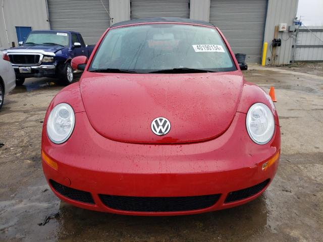 3VWRF31YX7M400485 - 2007 VOLKSWAGEN NEW BEETLE CONVERTIBLE OPTION PACKAGE 1 RED photo 5