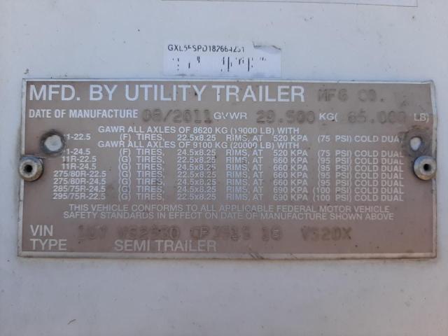1UYVS2530CP351518 - 2012 UTILITY TRAILER Weiß Foto 10