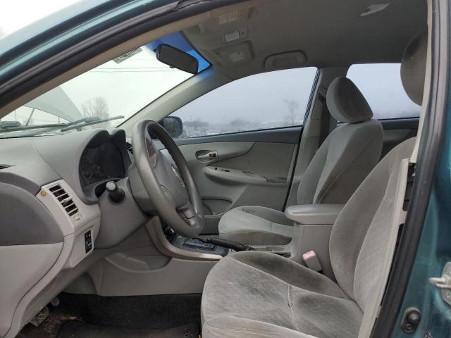 JTDBL40E19J022325 - 2009 TOYOTA COROLLA BASE TEAL photo 7