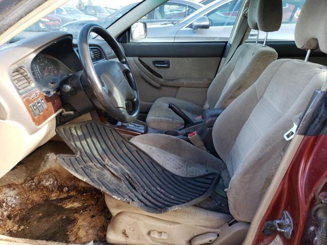 4S3BH675X37605824 - 2003 SUBARU LEGACY OUTBACK AWP 勃艮第红 照片 7