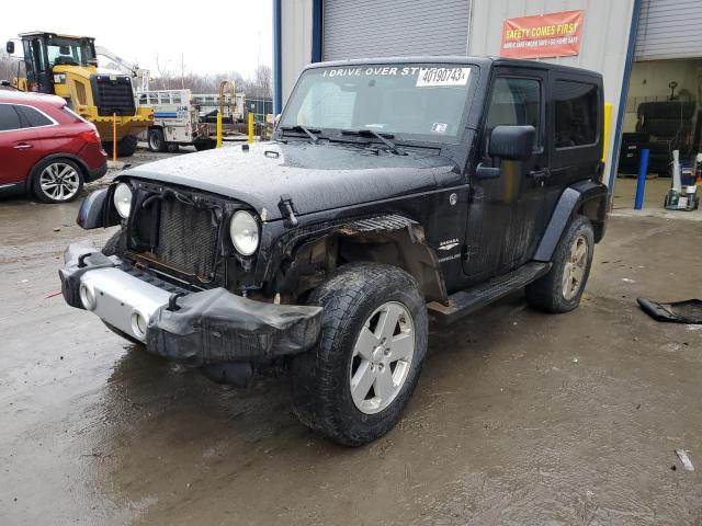 1J4FA541X8L500503 - 2008 JEEP WRANGLER SAHARA BLACK photo 1