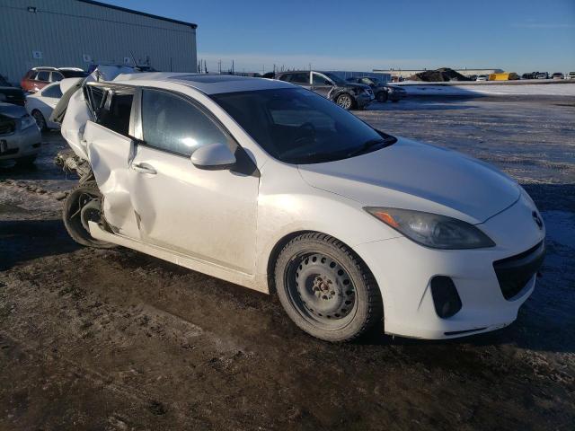 JM1BL1M57D1721525 - 2013 MAZDA 3 S WHITE photo 4