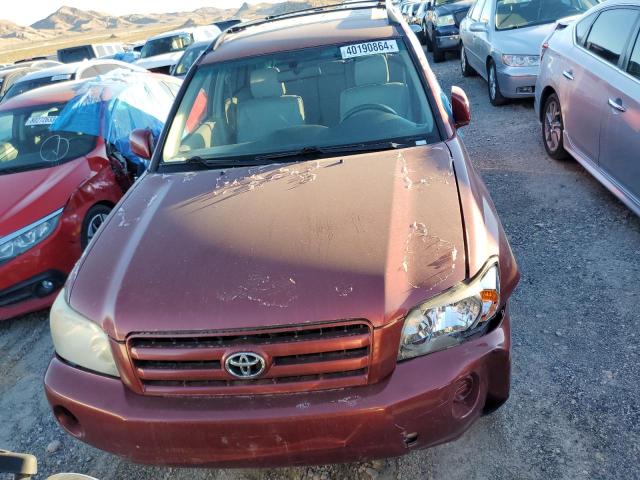 JTEDP21A160119597 - 2006 TOYOTA HIGHLANDER LIMITED RED photo 5